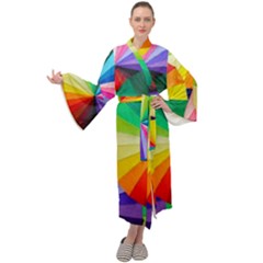 Bring Colors To Your Day Maxi Velvet Kimono by elizah032470