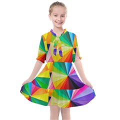 Bring Colors To Your Day Kids  All Frills Chiffon Dress by elizah032470