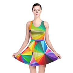 Bring Colors To Your Day Reversible Skater Dress by elizah032470