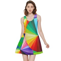 Bring Colors To Your Day Inside Out Reversible Sleeveless Dress by elizah032470