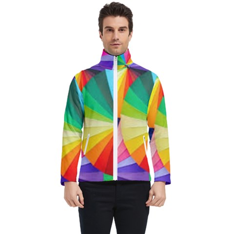 Bring Colors To Your Day Men s Bomber Jacket by elizah032470