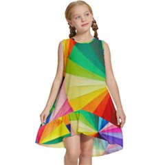 Bring Colors To Your Day Kids  Frill Swing Dress by elizah032470