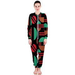 Abstract Geometric Pattern Onepiece Jumpsuit (ladies) by Maspions