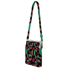 Abstract Geometric Pattern Multi Function Travel Bag by Maspions