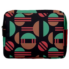 Abstract Geometric Pattern Make Up Pouch (large)