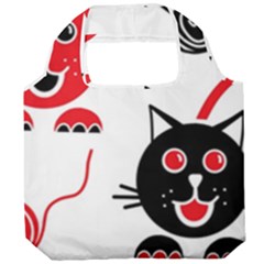 Cat Little Ball Animal Foldable Grocery Recycle Bag