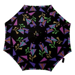 Abstract Pattern Flora Flower Hook Handle Umbrellas (small) by Maspions