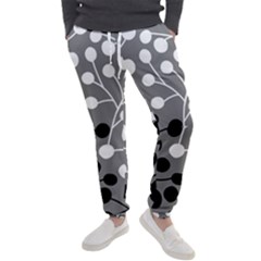 Abstract Nature Black White Men s Jogger Sweatpants