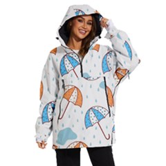 Rain Umbrella Pattern Water Women s Ski And Snowboard Waterproof Breathable Jacket