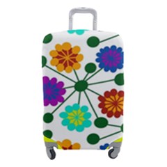 Bloom Plant Flowering Pattern Luggage Cover (small)
