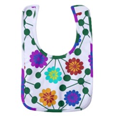 Bloom Plant Flowering Pattern Baby Bib