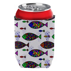 Fish Abstract Colorful Can Holder