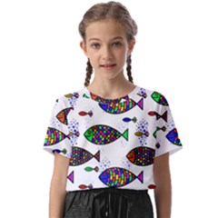 Fish Abstract Colorful Kids  Basic T-shirt