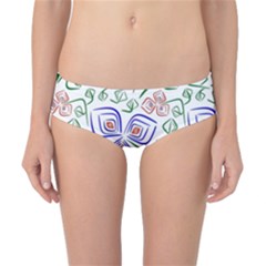 Bloom Nature Plant Pattern Classic Bikini Bottoms