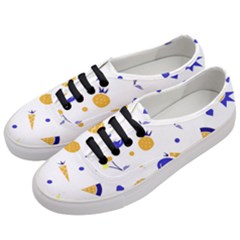 Pattern-fruit-apples-green Women s Classic Low Top Sneakers by Maspions