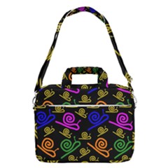 Pattern-repetition-snail-blue Macbook Pro 15  Shoulder Laptop Bag