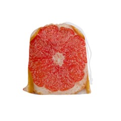 Grapefruit-fruit-background-food Drawstring Pouch (large)