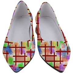 Pattern-repetition-bars-colors Women s Block Heels 