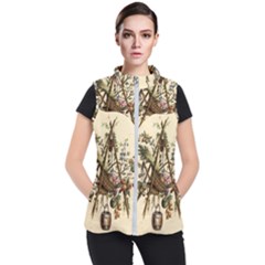 Vintage-antique-plate-china Women s Puffer Vest