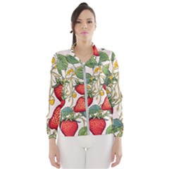 Strawberry-fruits Women s Windbreaker