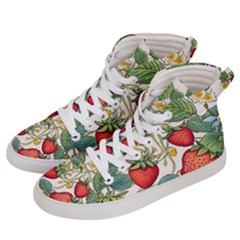 Strawberry-fruits Women s Hi-top Skate Sneakers by Maspions