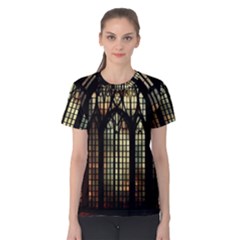 Stained Glass Window Gothic Women s Cotton T-shirt