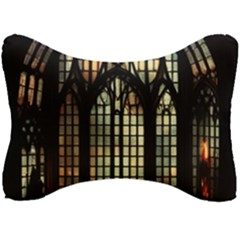 Stained Glass Window Gothic Seat Head Rest Cushion