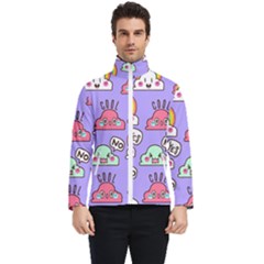 Cloud Seamless Pattern Men s Bomber Jacket