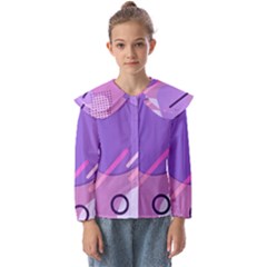 Colorful Labstract Wallpaper Theme Kids  Peter Pan Collar Blouse by Apen