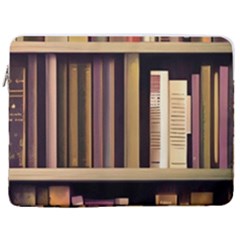 Books Bookshelves Office Fantasy Background Artwork Book Cover Apothecary Book Nook Literature Libra 17  Vertical Laptop Sleeve Case With Pocket