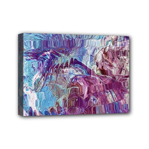 Blend Marbling Mini Canvas 7  X 5  (stretched)