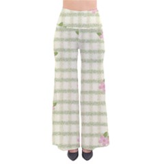 Green Plaid So Vintage Palazzo Pants by Skittledust
