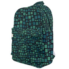 Squares Cubism Geometric Background Classic Backpack