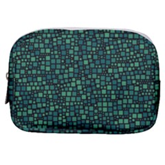 Squares Cubism Geometric Background Make Up Pouch (small)