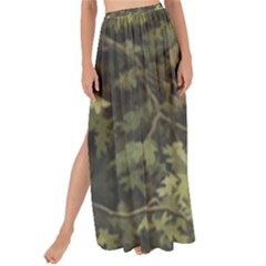 Green Camouflage Military Army Pattern Maxi Chiffon Tie-up Sarong