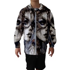 Woman In Space Kids  Hooded Windbreaker