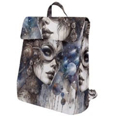 Woman In Space Flap Top Backpack