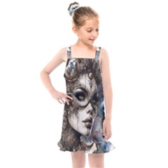 Woman In Space Kids  Overall Dress