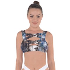 Woman In Space Bandaged Up Bikini Top by CKArtCreations
