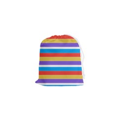 Stripes Pattern Design Lines Drawstring Pouch (xs)