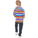 Stripes Pattern Design Lines Kids  Hooded Pullover View2