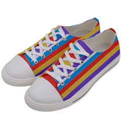 Stripes Pattern Design Lines Women s Low Top Canvas Sneakers