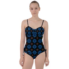 Flowers Pattern Floral Seamless Sweetheart Tankini Set by Maspions