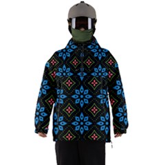 Flowers Pattern Floral Seamless Men s Ski And Snowboard Waterproof Breathable Jacket