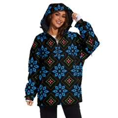 Flowers Pattern Floral Seamless Women s Ski And Snowboard Waterproof Breathable Jacket