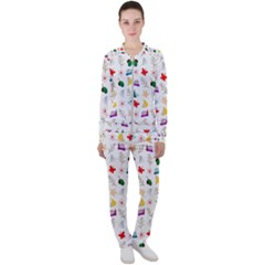 Snails Butterflies Pattern Seamless Casual Jacket And Pants Set