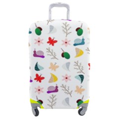 Snails Butterflies Pattern Seamless Luggage Cover (medium)