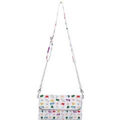 Snails Butterflies Pattern Seamless Mini Crossbody Handbag