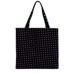 Pattern Dots Dot Seamless Zipper Grocery Tote Bag