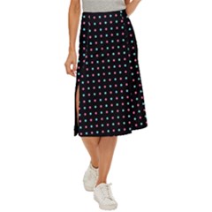 Pattern Dots Dot Seamless Midi Panel Skirt by Maspions
